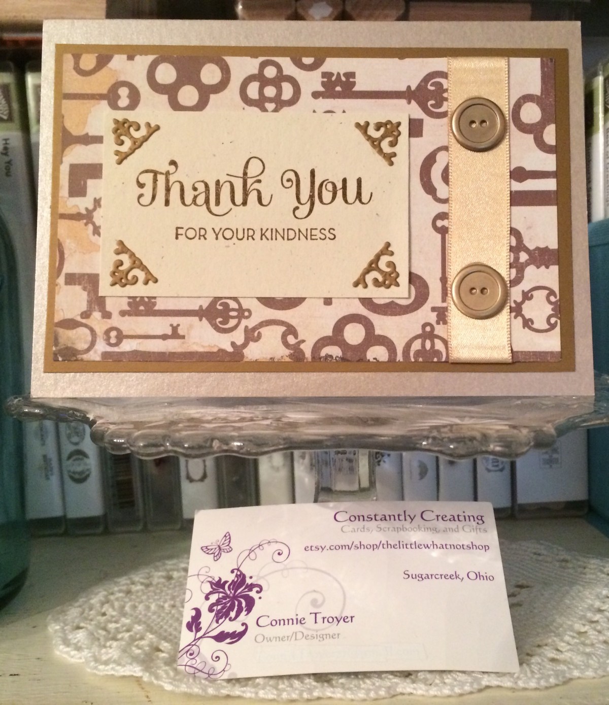 Masculine movers thank-you card&nbsp;5